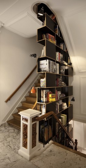 books-stairs